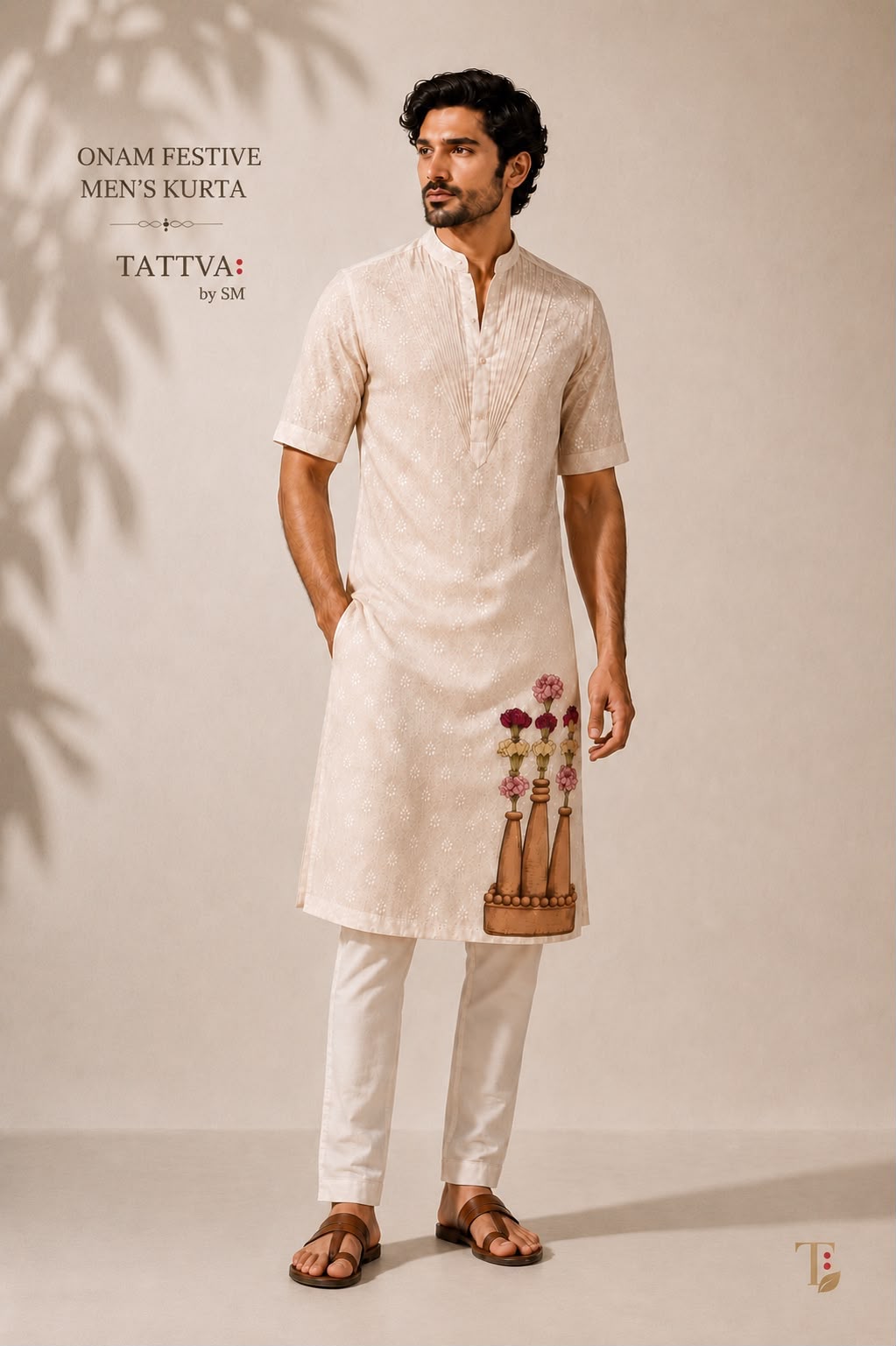 Onam Festive Men's Kurta